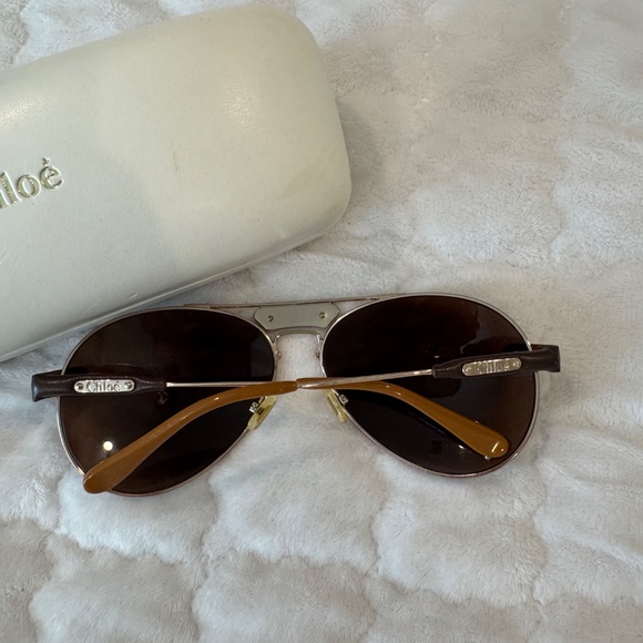 Chloé Aviator LOOK A LIKE Tinted Sunglasses - Picture 3 of 3